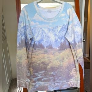 💕 3/$15 Mountain Nature Landscape Sweatshirt Long Sleeve